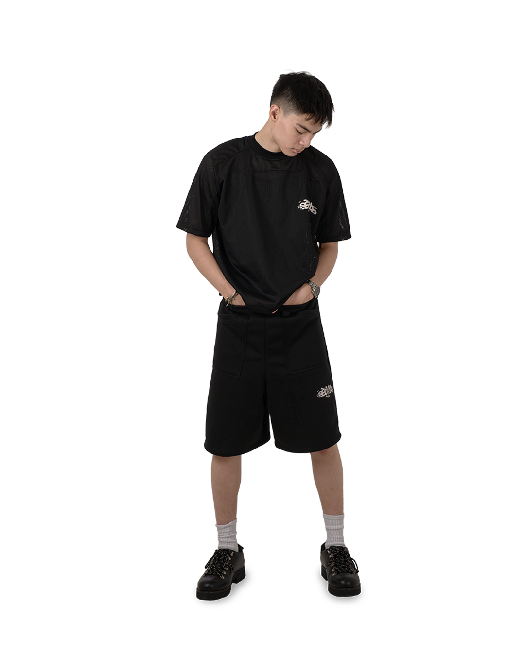 PHANTOM CORRODE MESH TEE