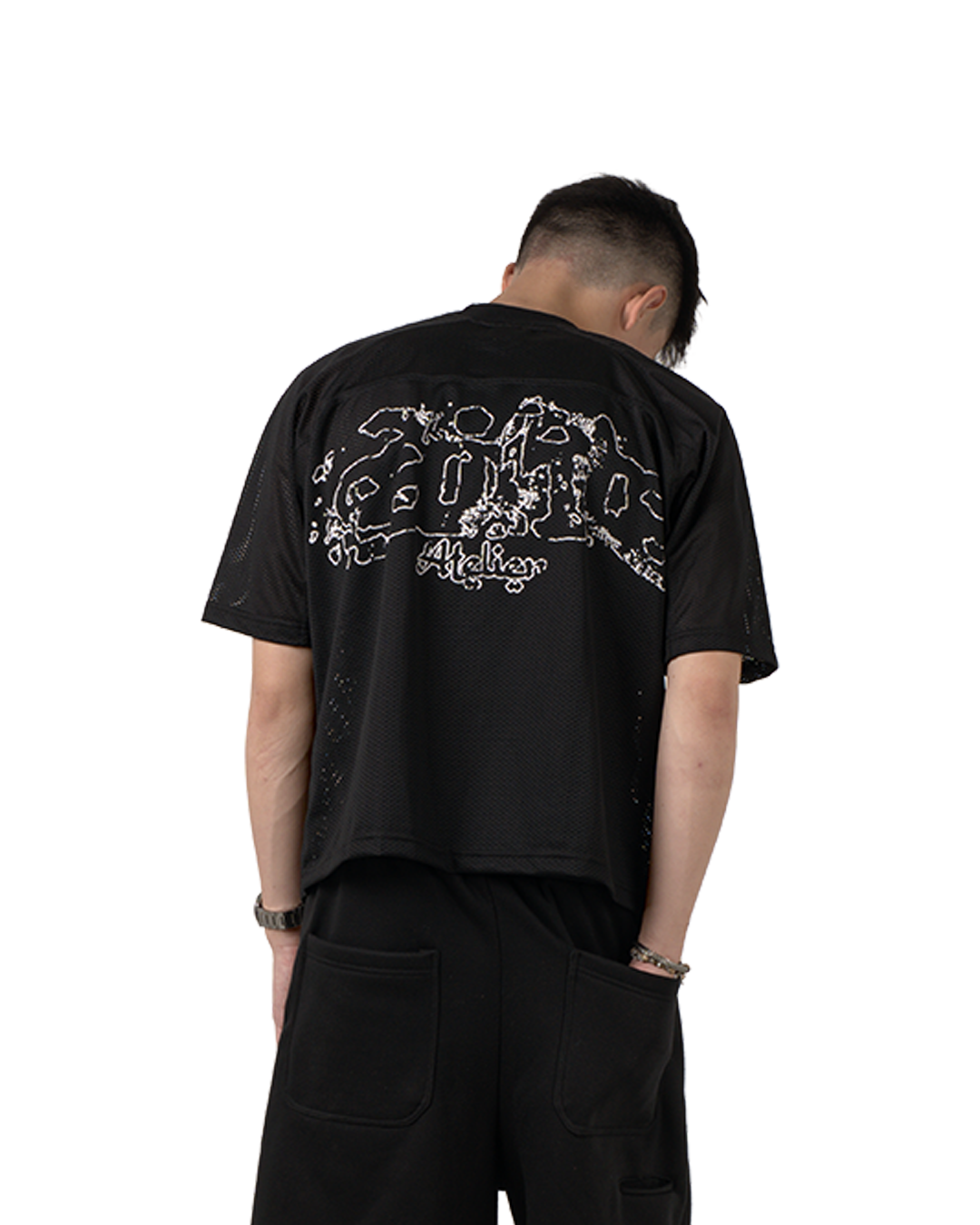 PHANTOM CORRODE MESH TEE